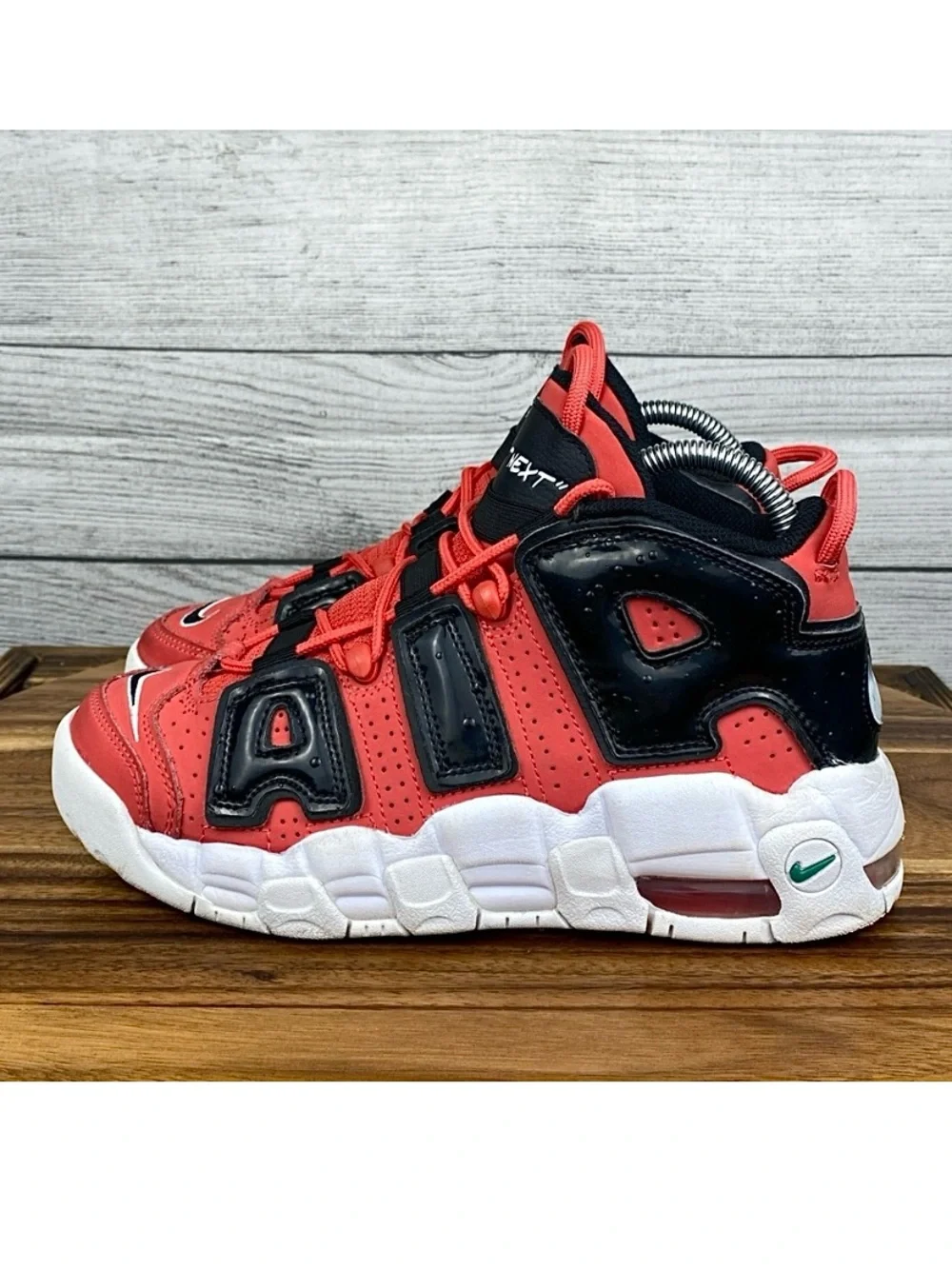 Nike Air More Uptempo I Got Next Red Black Sneaker DV2205-600 Youth Shoe Size 6